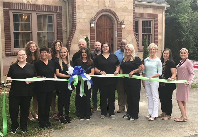 Ribbon cutting held at Stonehouse Day Spa